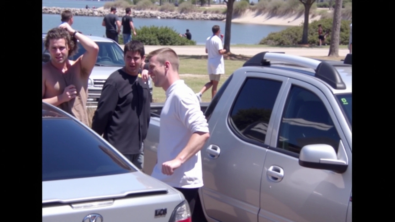 Confusão em Praia do Recreio: Varela do Flamengo e Torcedores do Peñarol