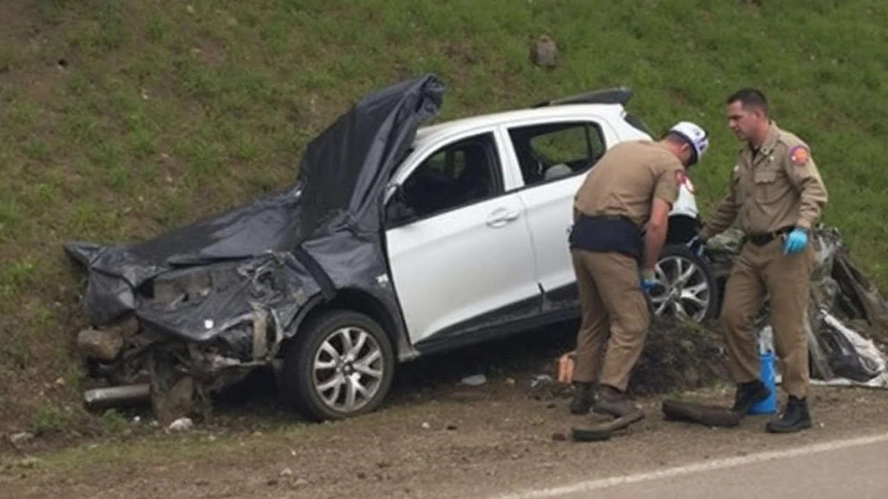 Acidente de trânsito em Itaperuçu deixa morto e motorista gravemente ferido