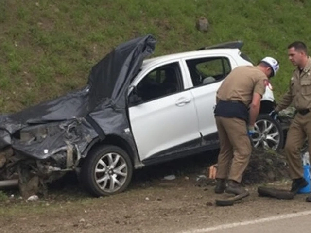 Acidente de trânsito em Itaperuçu deixa morto e motorista gravemente ferido